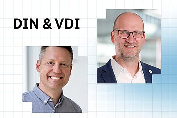 Porträt von Andreas Frisch und Frank Jansen