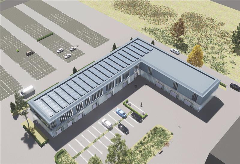  Draufsicht - Visualisierung vom 6.3.2024 (Fassadenstudie) von t+p architekten lohmann rumke PartGmbB 